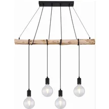 GLOBO Auston 4-flg. 7 cm schwarz matt