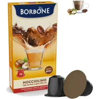 150 NOCCIOLINO Kapseln Borbone Cappuccino Mit Haselnuss Kompatibel Mit NESPRESSO