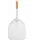 HENDI Pizzaschaufel 300 x 660 mm Aluminium/Holz grau/transparente