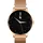 Maxcom Crystal Harmony BT 40 mm Kunststoffgehäuse Gold/Rosa Sportarmband Rosa S/M
