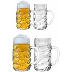 Stölzle Oberglas DIAMOND Maßkrug Bierkrug 4er Set