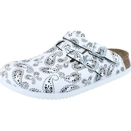 Birkenstock Kay Superlauf, Birko-Flor, Paisley Black/White, schmal, 38