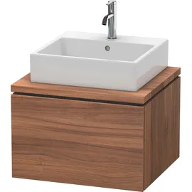Duravit L-Cube 62x54,7cm, Nussb Nat, f Kons, 1 Auszug