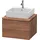 Duravit L-Cube 62x54,7cm, Nussb Nat, f Kons, 1 Auszug