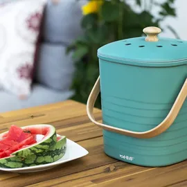 HMF Biomülleimer 6 l Grün