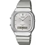 Casio AQ-240E-7AEF Edgy Collection Herrenuhr AnaDigi Silberfarben