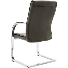 vidaXL Freischwinger Kunstleder Grau