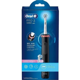 Oral-B Pro 3 3000 Sensitive Clean schwarz + Aufsteckbürste