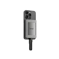 Lexar ES4 Portable SSD mit Magnetsatz 1TB, Externe SSD USB 3.2 Gen 2 bis zu 1050 MB/s Lesen und 1000 MB/s Schreiben, kompatibel mit iPhone 15/16, PC & Mac, Type-C-Laptops, Tablets, PS5, PS4