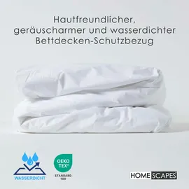 Homescapes Wasserdichter Bettbezug 260x220 cm,