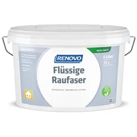 Renovo Flüssige Raufaser Weiss matt 5 l