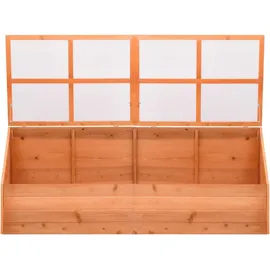 vidaXL Frühbeet Holz 180x57x62 cm