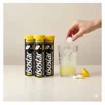 Isostar Powertabs Fast Hydration Lemon Brausetabletten 10 St.