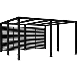 Plus Cubic Pergola 387 x 387 x 217 cm schwarz