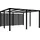 Plus Cubic Pergola 387 x 387 x 217 cm schwarz