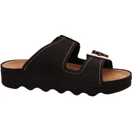 ROHDE Bequeme Pantoletten für Damen, schwarz, 40 EU