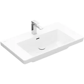 Villeroy & Boch Subway 3.0 Schrankwaschtisch 800 x 470 mm, 1 Hahnloch, mit Überlauf weiß