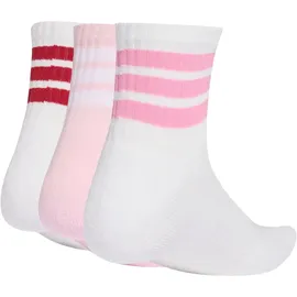 adidas 3er Pack Cushioned Sportswear Socken Pink/Weiß 37-39