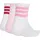 adidas 3er Pack Cushioned Sportswear Socken Pink/Weiß 37-39