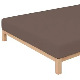 schlafgut Pure Baumwolle 120 x 200 - 130 x 220 cm sand deep