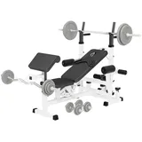 GORILLA SPORTS® Kraftstation Hantelbank Trainingsbank Fitnessstation Multi-Gym