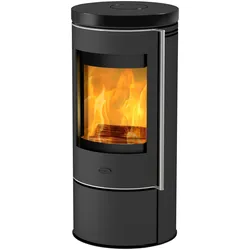 Kaminofen FIREPLACE "Rondale Teil Keramik", schwarz, Kaminöfen