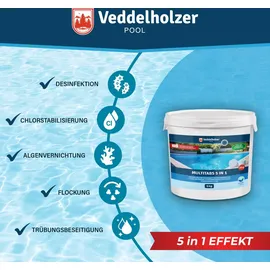Veddelholzer Multitabs 5 in 1 Chlortabletten 5 kg