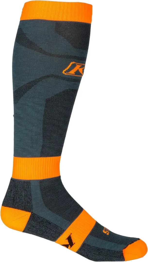 Klim Vented Socken, blau-orange, Größe S für Männer