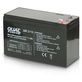 QuatPower Blei-Akkumulator LB7.2-12, 12 V-/7,2 Ah