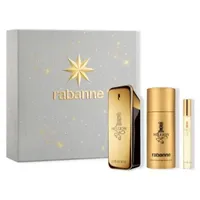 Paco Rabanne 1 Million Eau de Toilette 100 ml + Deo Spray 150 ml + Eau de Toilette 10 ml Geschenkset 3