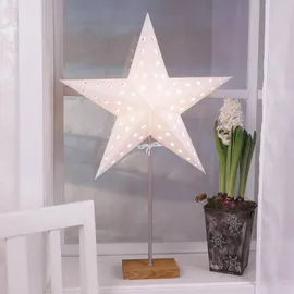 Star Trading Tischlampe Leo Weiß 3 St.