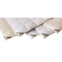 Ribeco Federbettdecke RIBECO "Überraschungspaket, Bettdecken für Sommer oder Winter" Gr. B/L: 135 cm x 200 cm, warm, weiß Allergiker Bettdecke