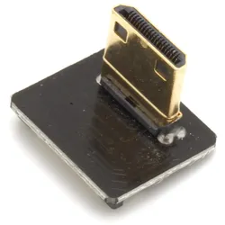 Adapter für DIY HDMI Kabel - Anschluss: Mini Typ C Stecker - Ausführung: nach oben gewinkelt