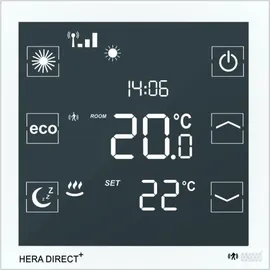 blossom-ic Hera Direct+ Funk-Raumthermostat 230 V weiß