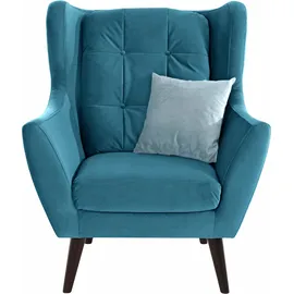 Andas Ohrensessel »Hemmink, Sessel, Loungesessel« mit Knopfheftung