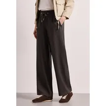 STREET ONE High Waist Wide Leg Hose deep Earth 36 30