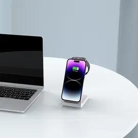 TECH-PROTECT QI15W-A36 3in1 Ladestation Apple - Weiß