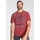 MAN'S WORLD T-Shirt MAN'S WORLD, Damen, Gr. 5XL (72/74), rot (rot, meliert), Single Jersey, Obermaterial: 60% Baumwolle, 40% Polyester, bedruckt, meliert, normal, Rundhals, Shirts T-Shirt, kurzärmelig, melierte Optik, Rundhalsausschnitt, Topseller