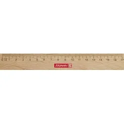 BRUNNEN 104974017 Lineal 17 cm Holz