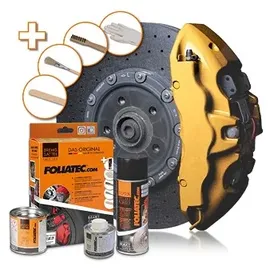FoliaTec Bremssattel Lack Set, Gold metallic 7-teiliges Set