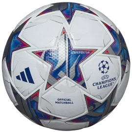 adidas UCL Pro Ball White/Silvmt/Brcyan/R