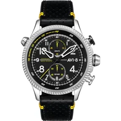 Avi-8  Uhr AV-4080-01  in Silbern, Einheitsgrösse
