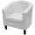 MCW Sessel Stafford T810 Kunstleder 80 x 80 x 80 cm Weiß mit Relax-Funktion