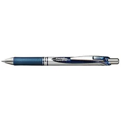 Pentel EnerGel BL77 Gelschreiber schwarz-blau/silber 0,35 mm, Schreibfarbe: blau, 1 St.