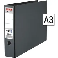 Herlitz maX.file Hartpappe A3 quer, schwarz