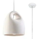 Sollux Lighting Bukano 1-flg. 40 W 30 cm rund Keramik transparent