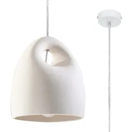 Sollux Lighting Bukano 1-flg. 40 W 30 cm rund Keramik transparent