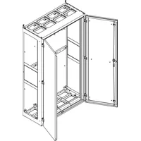 ABN Standgehäuse geerdet IP55 BxHxT: 1090x1890x500mm - offen, Br,