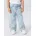 NMFROSE Wide Jeans Light Blue Bleached Denim 80