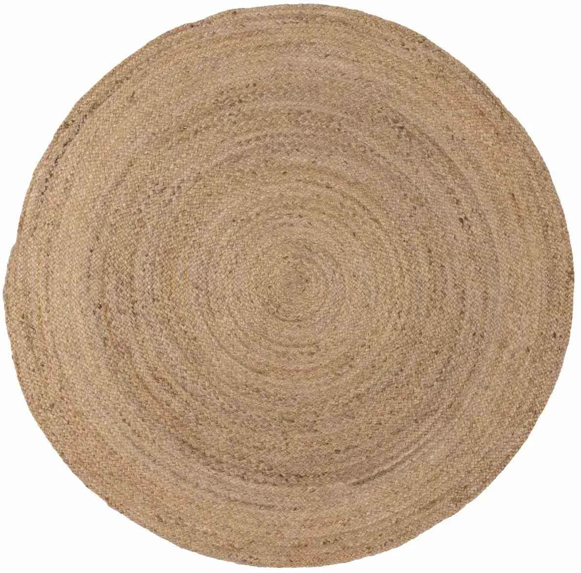 Teppich Ross aus Jute, rundes Naturdesign, 100 Prozent Jute, für Dein Zuhause
